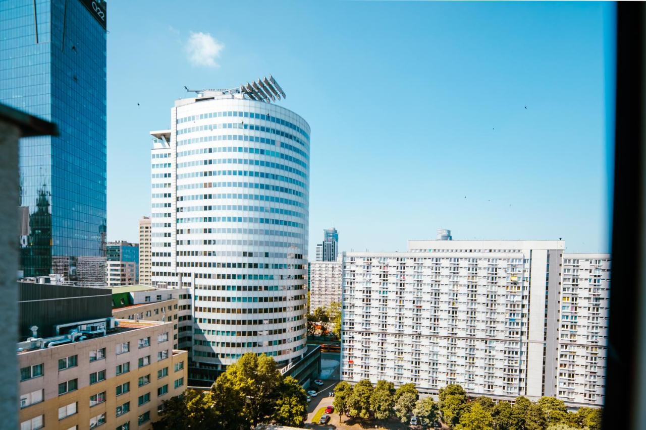 Bright 14Th Floor Central Home With Balcony & Views Warszawa Eksteriør billede
