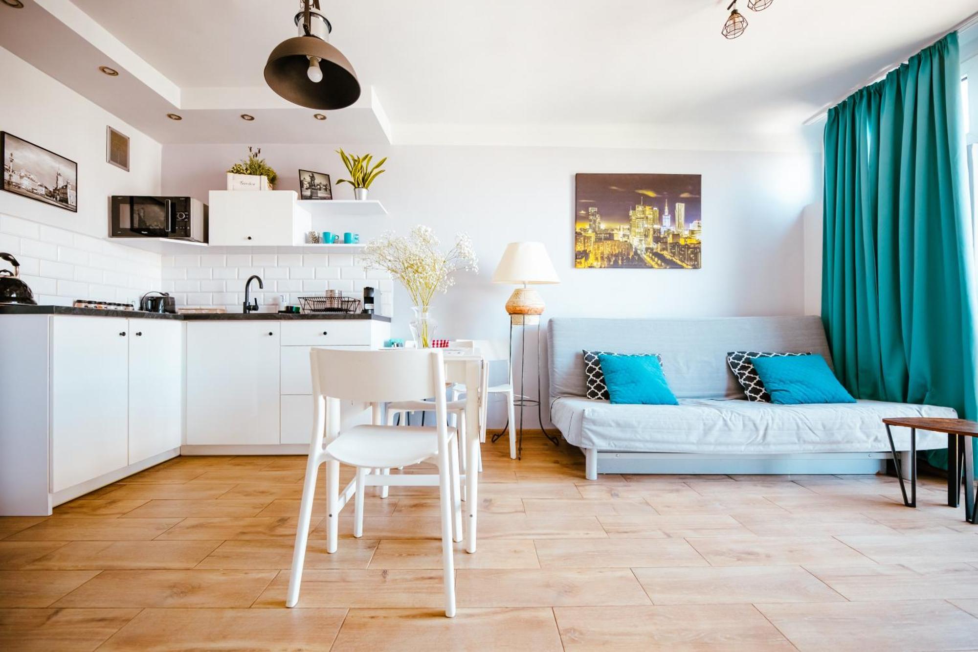 Bright 14Th Floor Central Home With Balcony & Views Warszawa Eksteriør billede