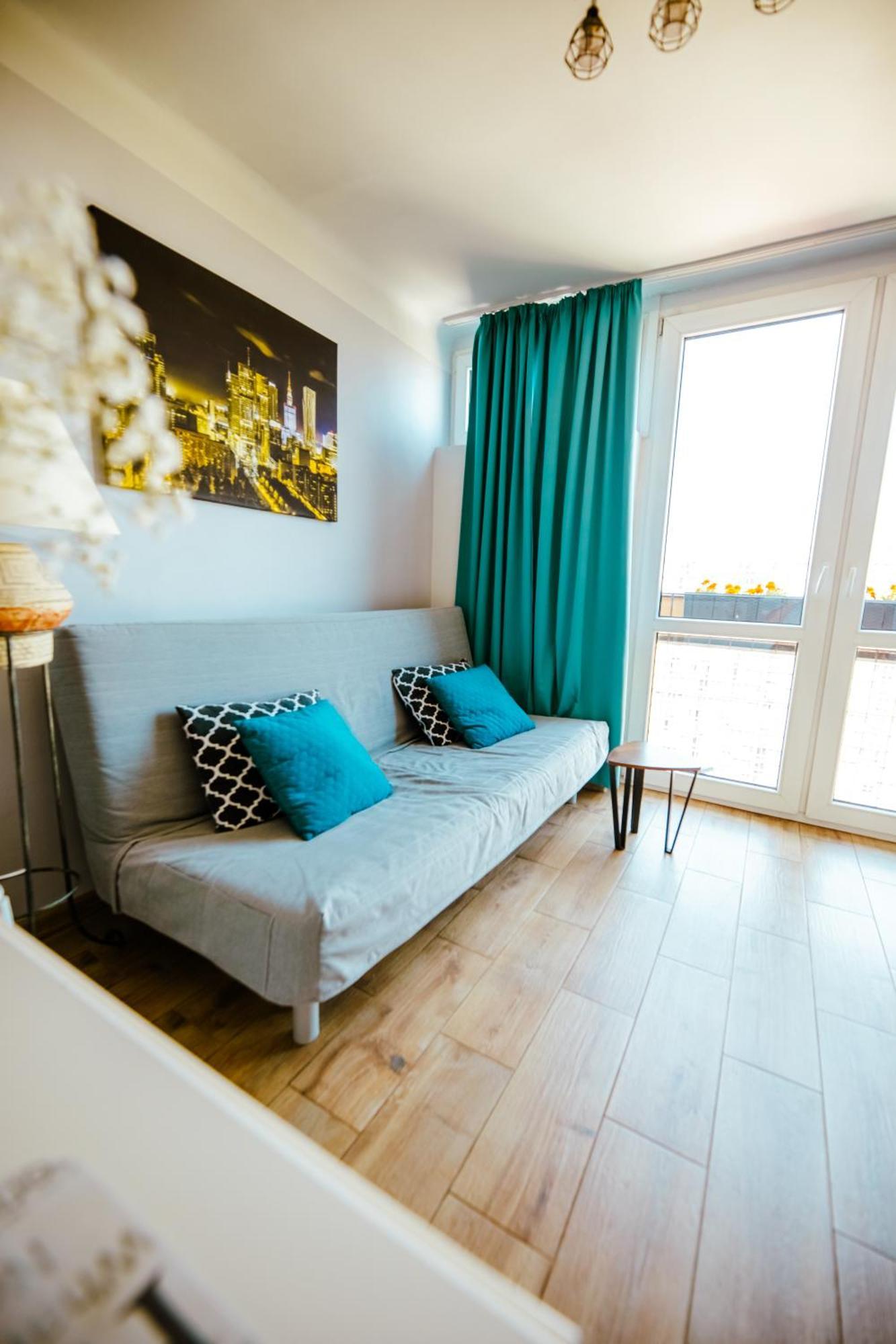 Bright 14Th Floor Central Home With Balcony & Views Warszawa Eksteriør billede