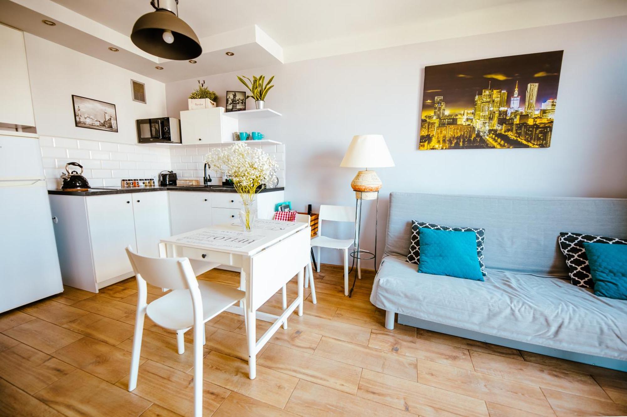 Bright 14Th Floor Central Home With Balcony & Views Warszawa Eksteriør billede